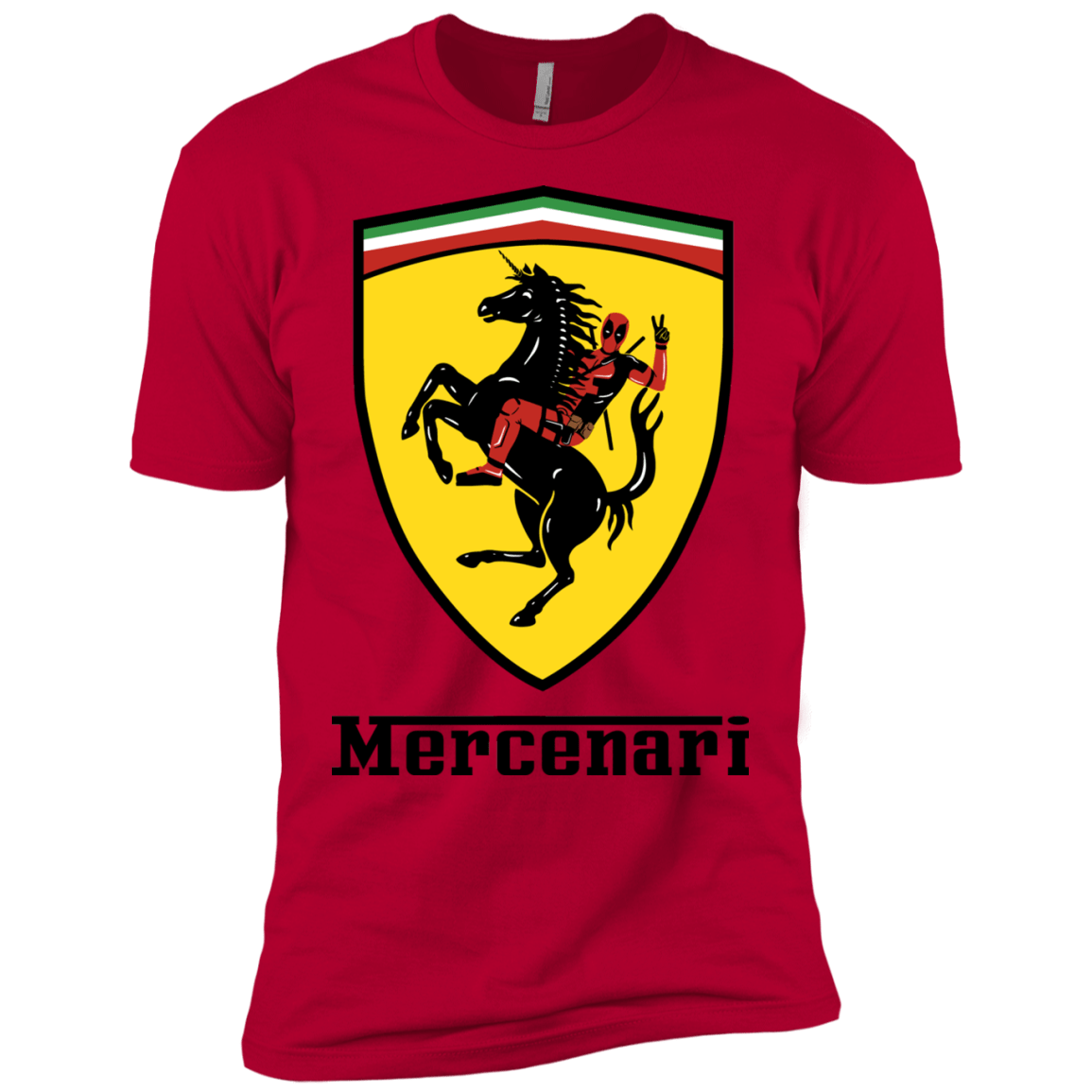 T-Shirts Red / X-Small Mercenari Men's Premium T-Shirt