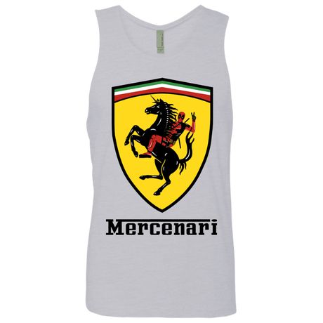 T-Shirts Heather Grey / S Mercenari Men's Premium Tank Top