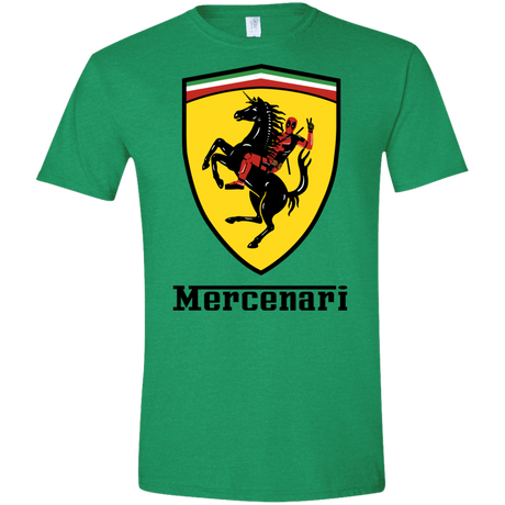 T-Shirts Heather Irish Green / S Mercenari Men's Semi-Fitted Softstyle