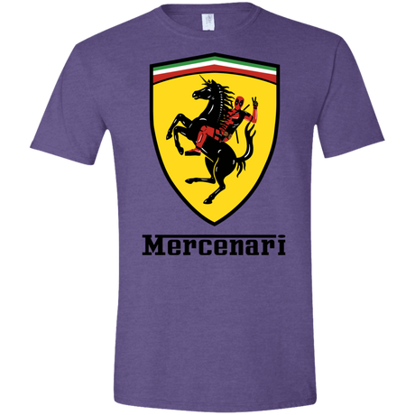 T-Shirts Heather Purple / S Mercenari Men's Semi-Fitted Softstyle