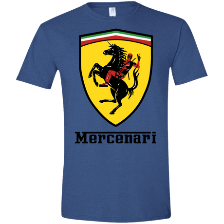 T-Shirts Heather Royal / X-Small Mercenari Men's Semi-Fitted Softstyle