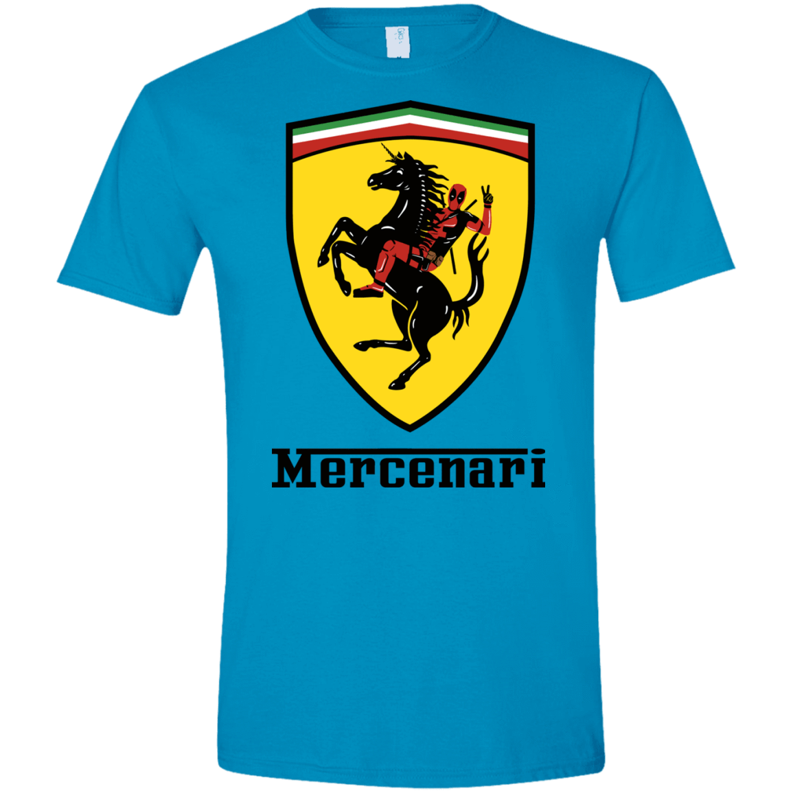 T-Shirts Sapphire / S Mercenari Men's Semi-Fitted Softstyle