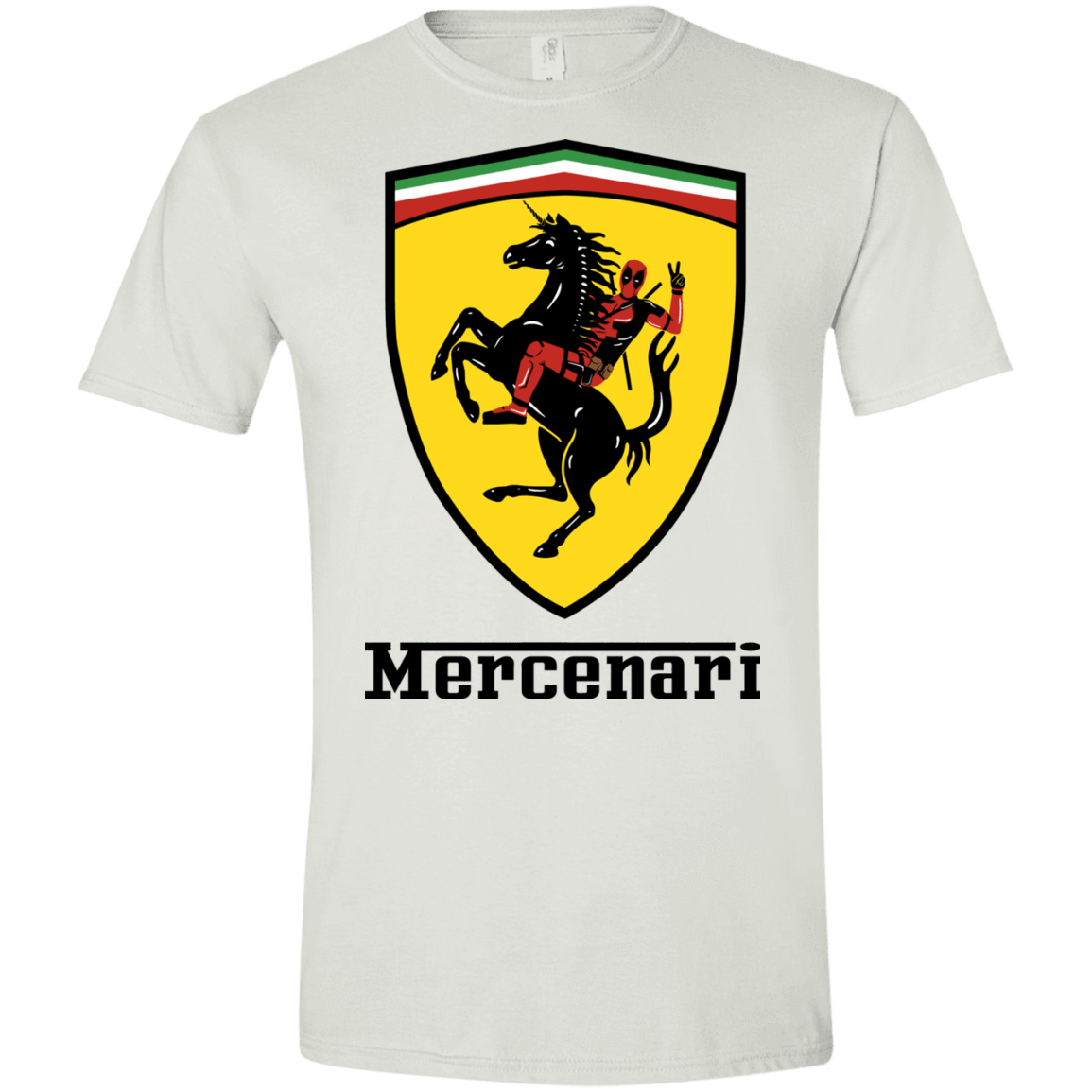 T-Shirts White / X-Small Mercenari Men's Semi-Fitted Softstyle