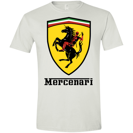 T-Shirts White / X-Small Mercenari Men's Semi-Fitted Softstyle