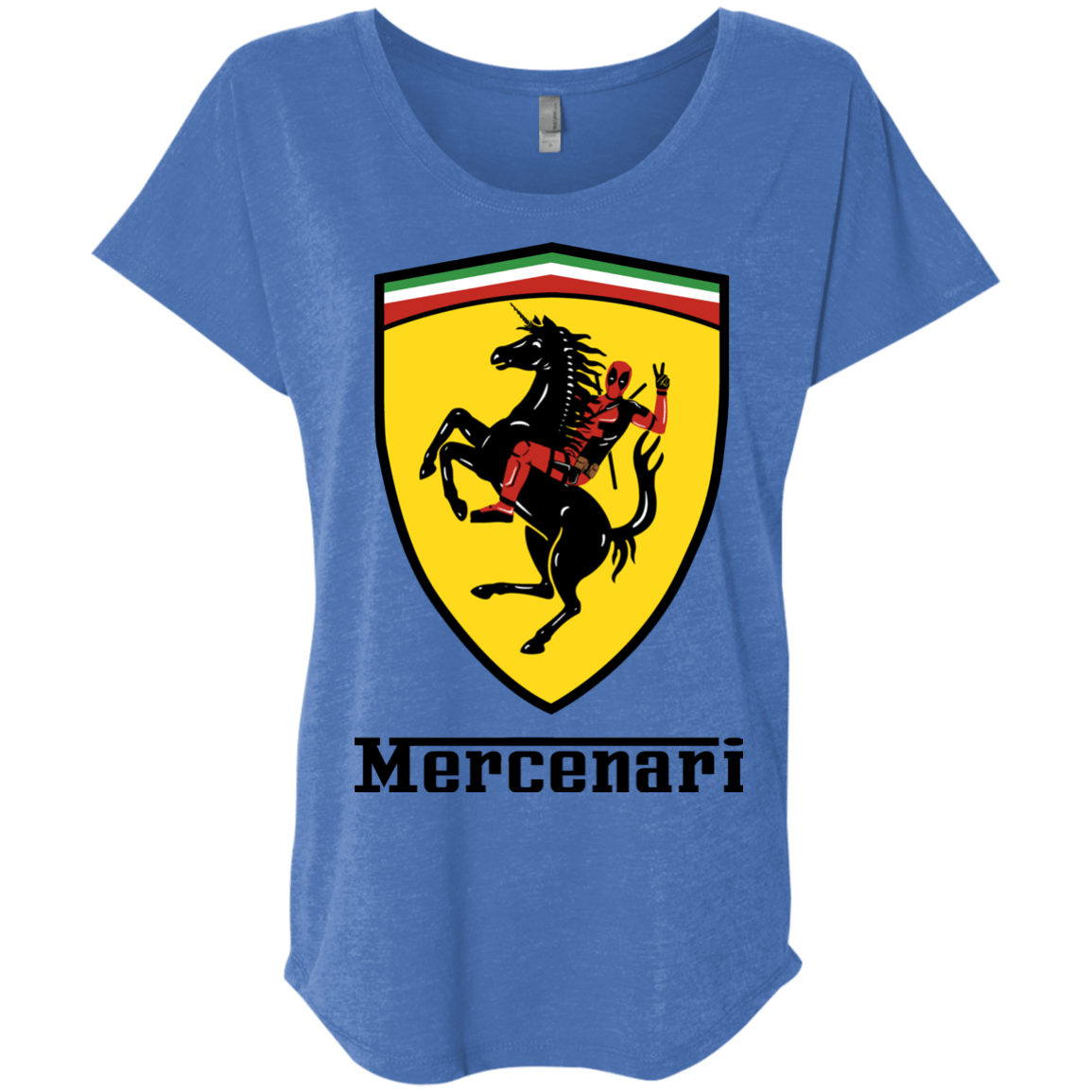 T-Shirts Vintage Royal / X-Small Mercenari Triblend Dolman Sleeve