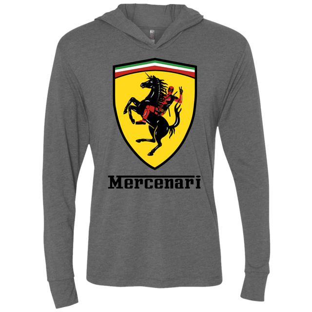 T-Shirts Premium Heather / X-Small Mercenari Triblend Long Sleeve Hoodie Tee