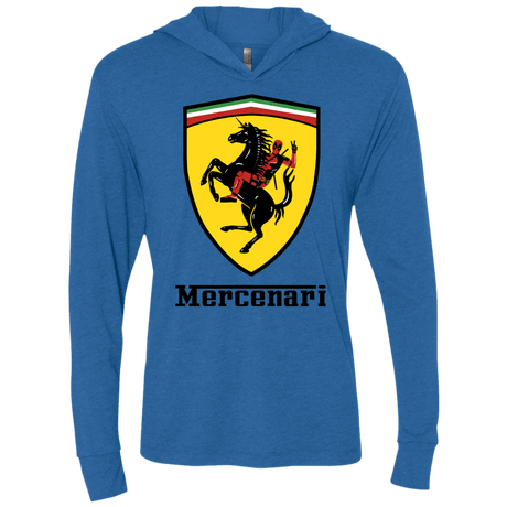 T-Shirts Vintage Royal / X-Small Mercenari Triblend Long Sleeve Hoodie Tee