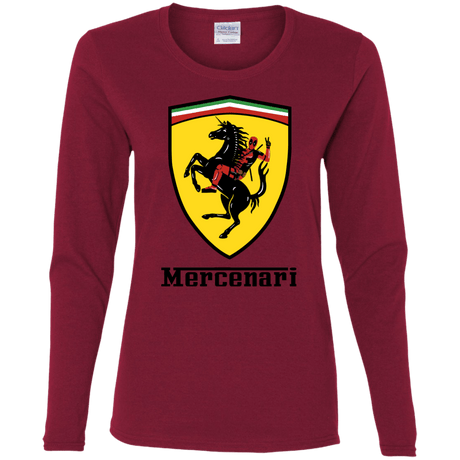 T-Shirts Cardinal / S Mercenari Women's Long Sleeve T-Shirt