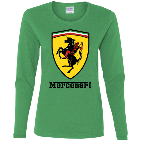 T-Shirts Irish Green / S Mercenari Women's Long Sleeve T-Shirt