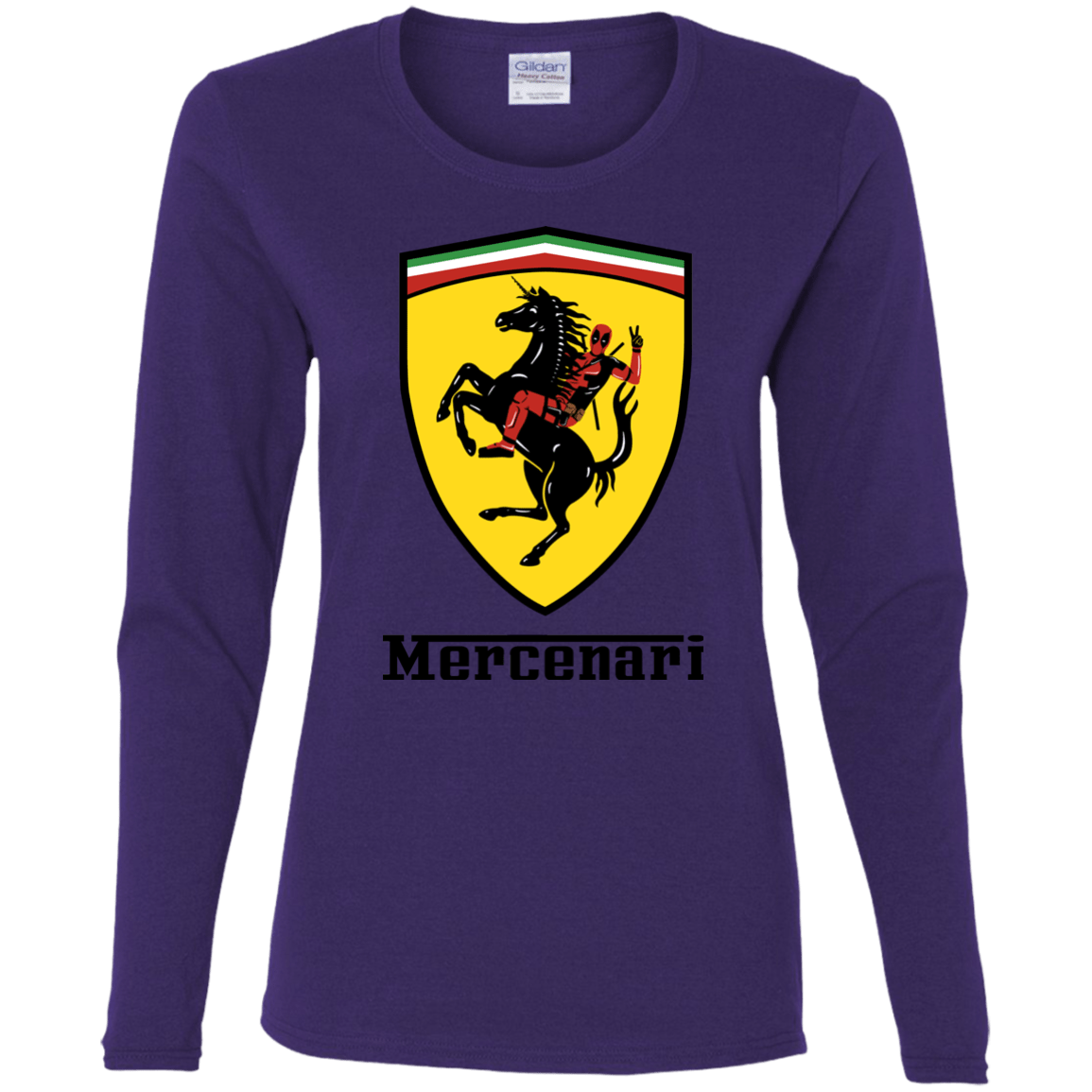 T-Shirts Purple / S Mercenari Women's Long Sleeve T-Shirt