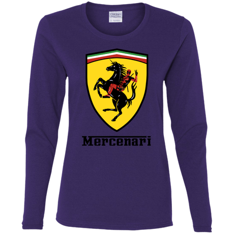 T-Shirts Purple / S Mercenari Women's Long Sleeve T-Shirt