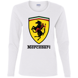 T-Shirts White / S Mercenari Women's Long Sleeve T-Shirt