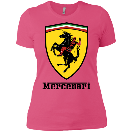 T-Shirts Hot Pink / X-Small Mercenari Women's Premium T-Shirt