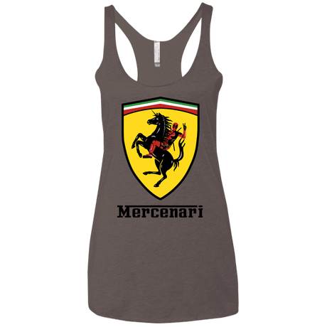 T-Shirts Macchiato / X-Small Mercenari Women's Triblend Racerback Tank