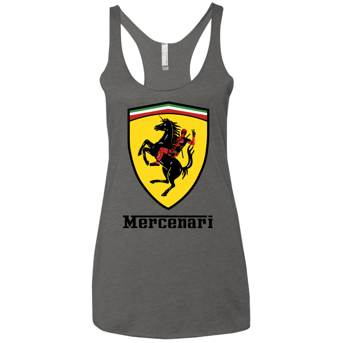 T-Shirts Premium Heather / X-Small Mercenari Women's Triblend Racerback Tank