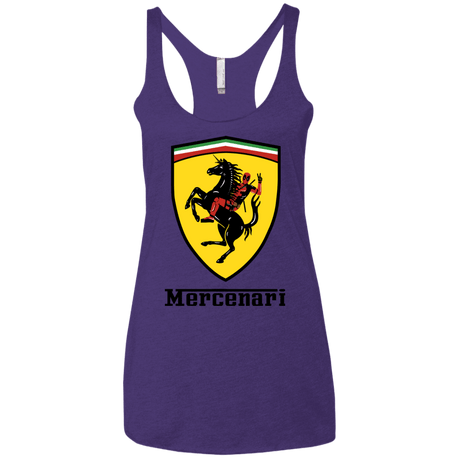 T-Shirts Purple Rush / X-Small Mercenari Women's Triblend Racerback Tank