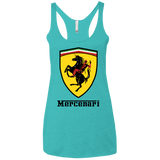 T-Shirts Tahiti Blue / X-Small Mercenari Women's Triblend Racerback Tank