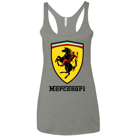 T-Shirts Venetian Grey / X-Small Mercenari Women's Triblend Racerback Tank