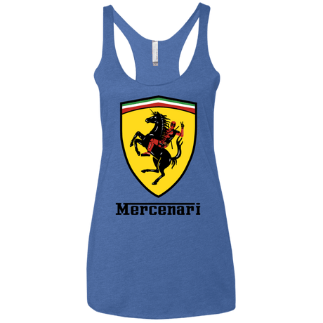 T-Shirts Vintage Royal / X-Small Mercenari Women's Triblend Racerback Tank
