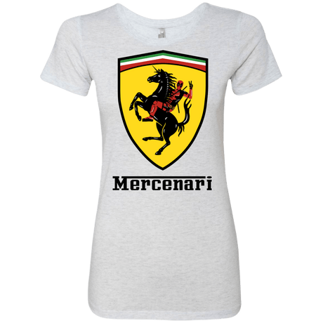 T-Shirts Heather White / S Mercenari Women's Triblend T-Shirt