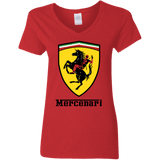 T-Shirts Red / S Mercenari Women's V-Neck T-Shirt