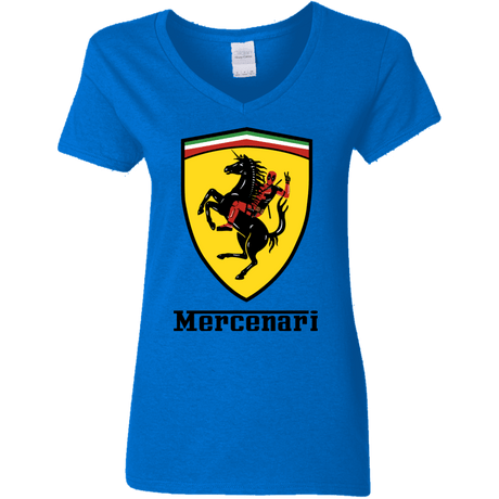 T-Shirts Royal / S Mercenari Women's V-Neck T-Shirt