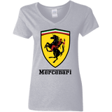 T-Shirts Sport Grey / S Mercenari Women's V-Neck T-Shirt