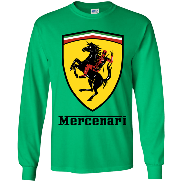 T-Shirts Irish Green / YS Mercenari Youth Long Sleeve T-Shirt