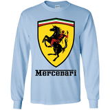 T-Shirts Light Blue / YS Mercenari Youth Long Sleeve T-Shirt