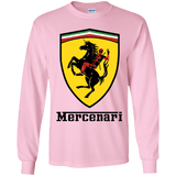 T-Shirts Light Pink / YS Mercenari Youth Long Sleeve T-Shirt