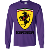 T-Shirts Purple / YS Mercenari Youth Long Sleeve T-Shirt