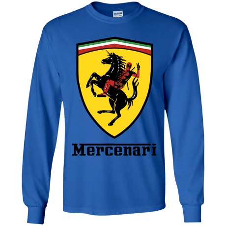 T-Shirts Royal / YS Mercenari Youth Long Sleeve T-Shirt