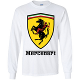 T-Shirts White / YS Mercenari Youth Long Sleeve T-Shirt