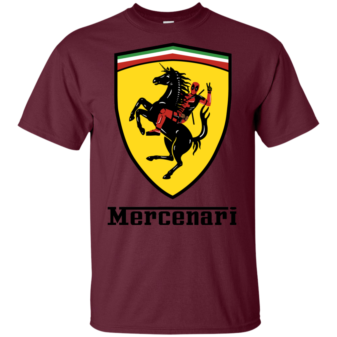 T-Shirts Maroon / YXS Mercenari Youth T-Shirt