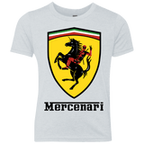 T-Shirts Heather White / YXS Mercenari Youth Triblend T-Shirt