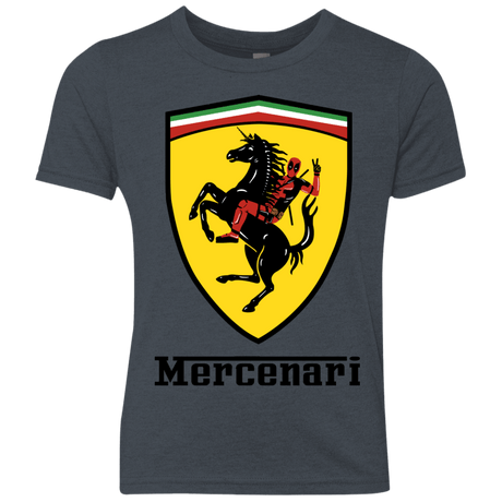 T-Shirts Vintage Navy / YXS Mercenari Youth Triblend T-Shirt