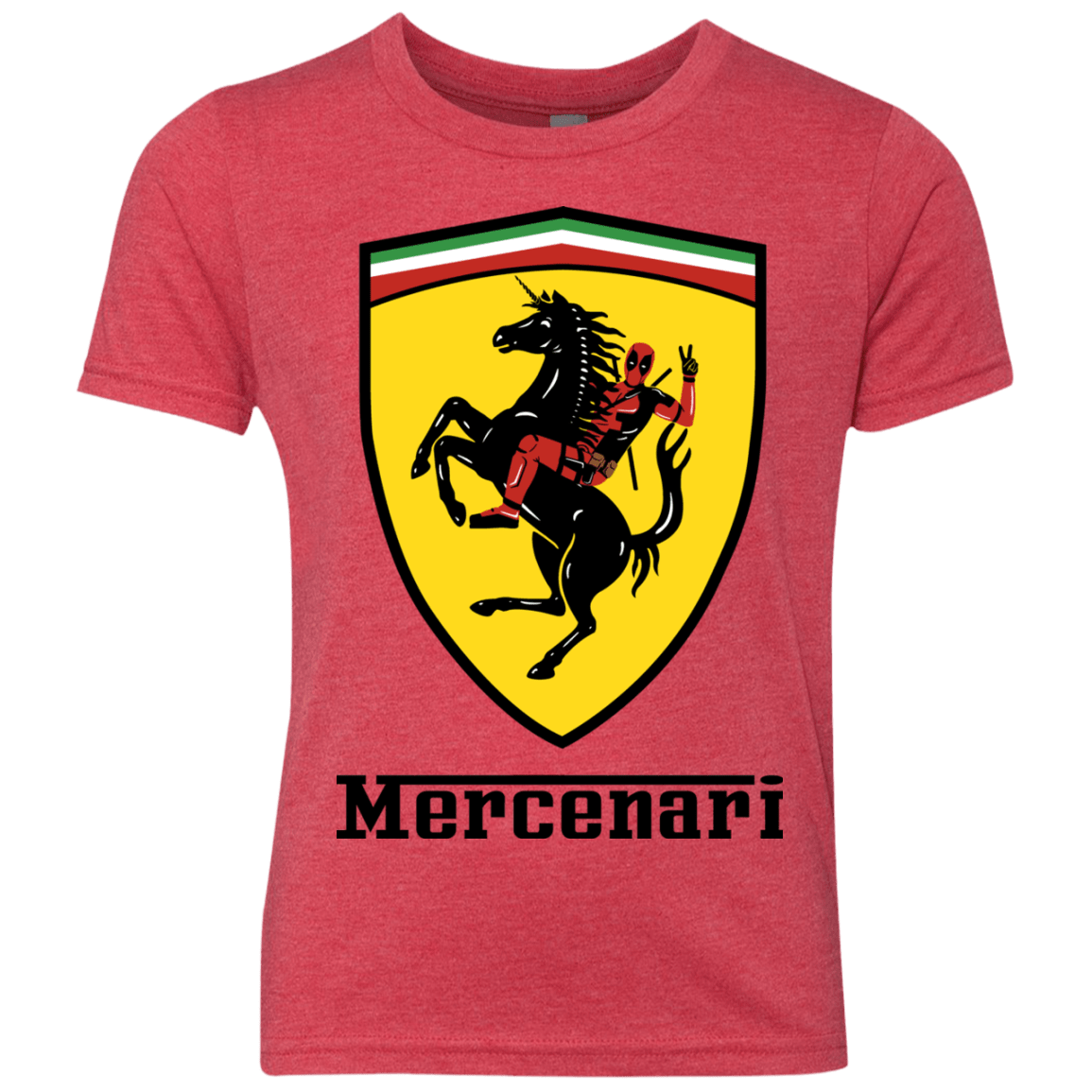 T-Shirts Vintage Red / YXS Mercenari Youth Triblend T-Shirt