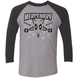 T-Shirts Premium Heather/ Vintage Black / X-Small Mercenary (1) Men's Triblend 3/4 Sleeve