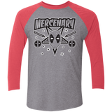 T-Shirts Premium Heather/ Vintage Red / X-Small Mercenary (1) Men's Triblend 3/4 Sleeve