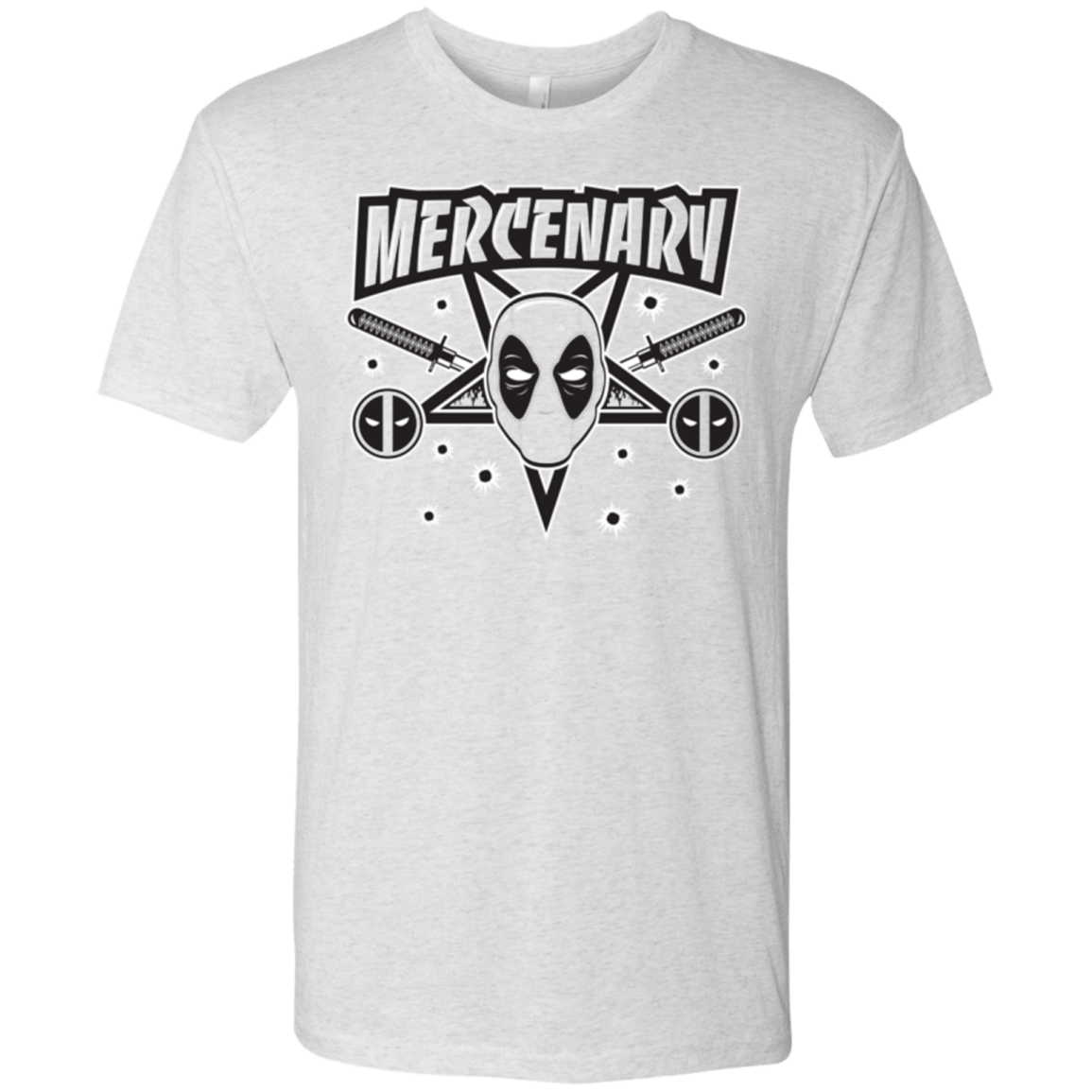 T-Shirts Heather White / Small Mercenary (1) Men's Triblend T-Shirt