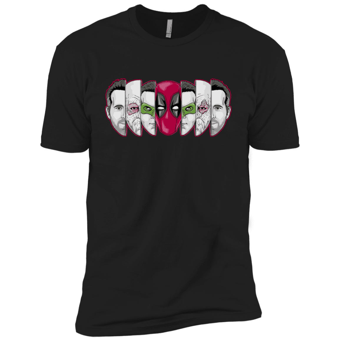 T-Shirts Black / YXS Mercenary Faces Boys Premium T-Shirt