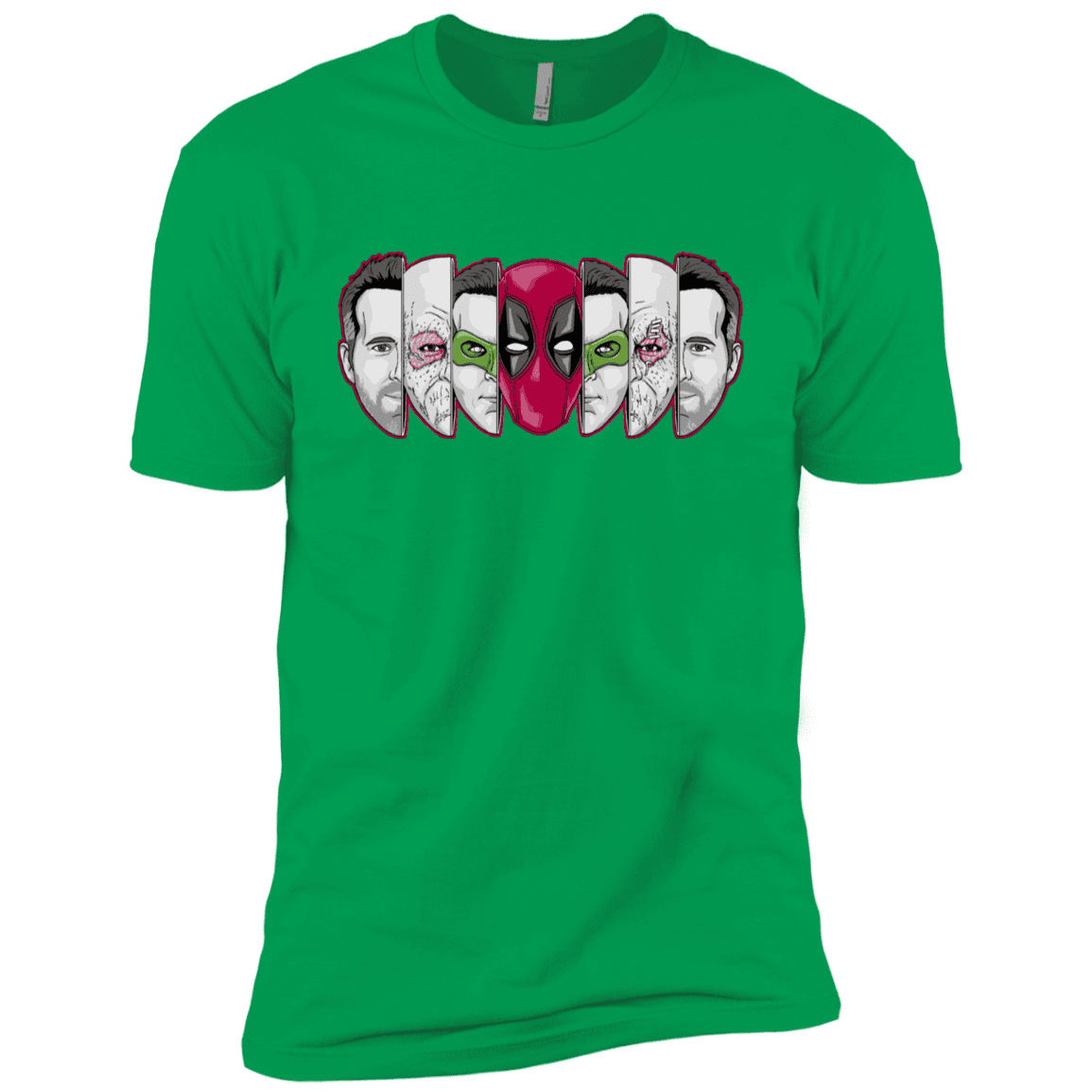T-Shirts Kelly Green / YXS Mercenary Faces Boys Premium T-Shirt
