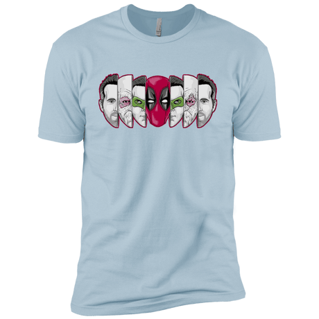 T-Shirts Light Blue / YXS Mercenary Faces Boys Premium T-Shirt
