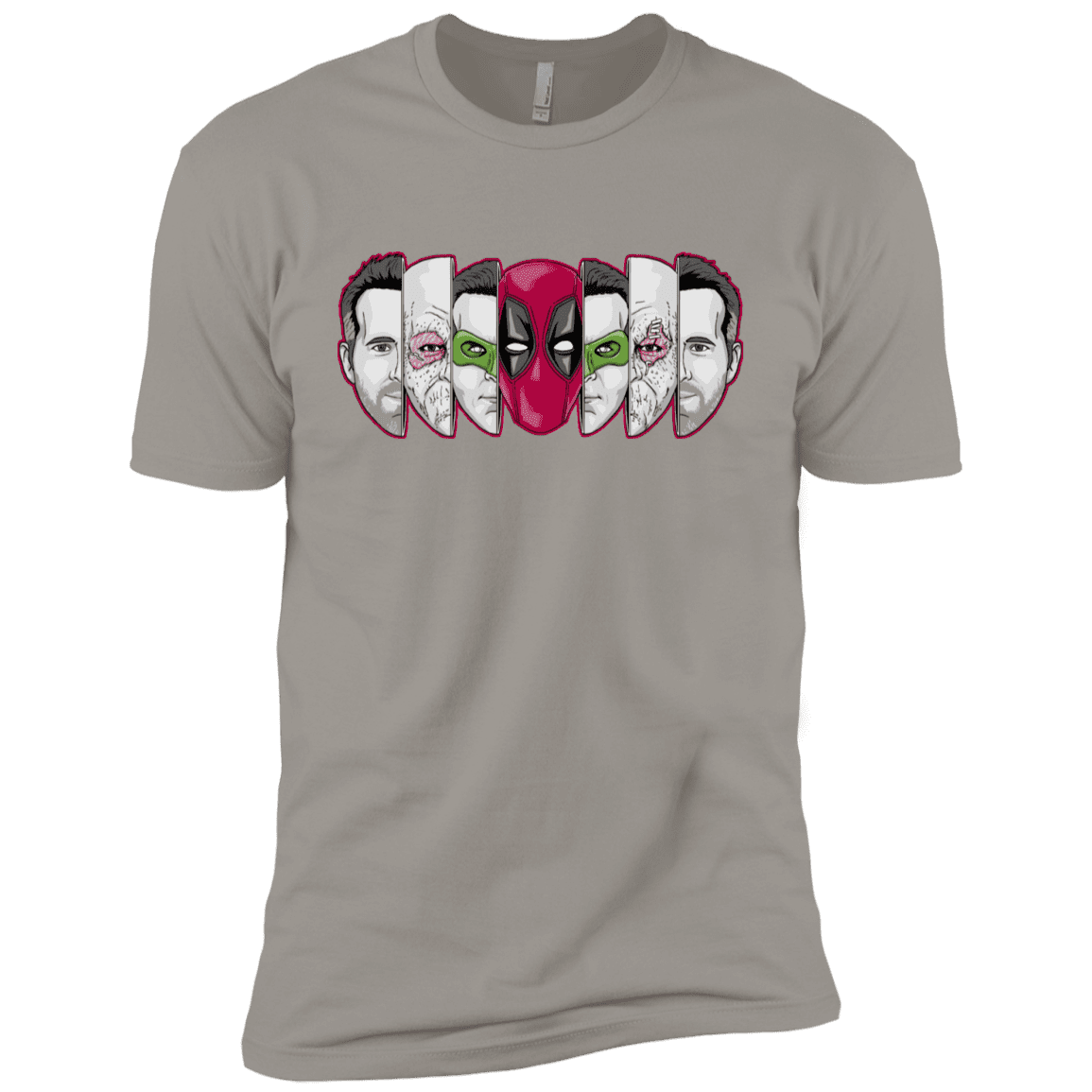 T-Shirts Light Grey / YXS Mercenary Faces Boys Premium T-Shirt