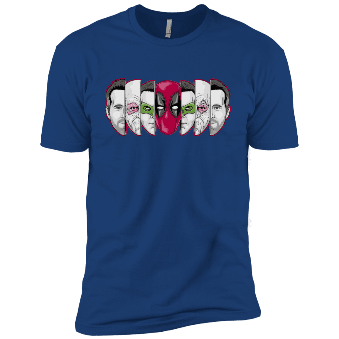 T-Shirts Royal / YXS Mercenary Faces Boys Premium T-Shirt