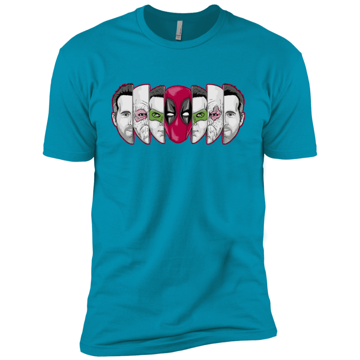 T-Shirts Turquoise / YXS Mercenary Faces Boys Premium T-Shirt