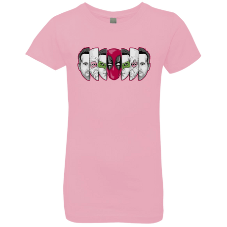 T-Shirts Light Pink / YXS Mercenary Faces Girls Premium T-Shirt