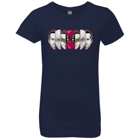 T-Shirts Midnight Navy / YXS Mercenary Faces Girls Premium T-Shirt