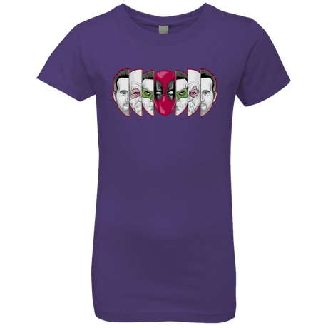 T-Shirts Purple Rush / YXS Mercenary Faces Girls Premium T-Shirt