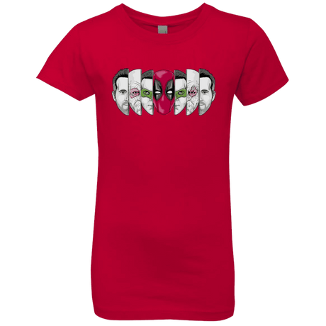 T-Shirts Red / YXS Mercenary Faces Girls Premium T-Shirt
